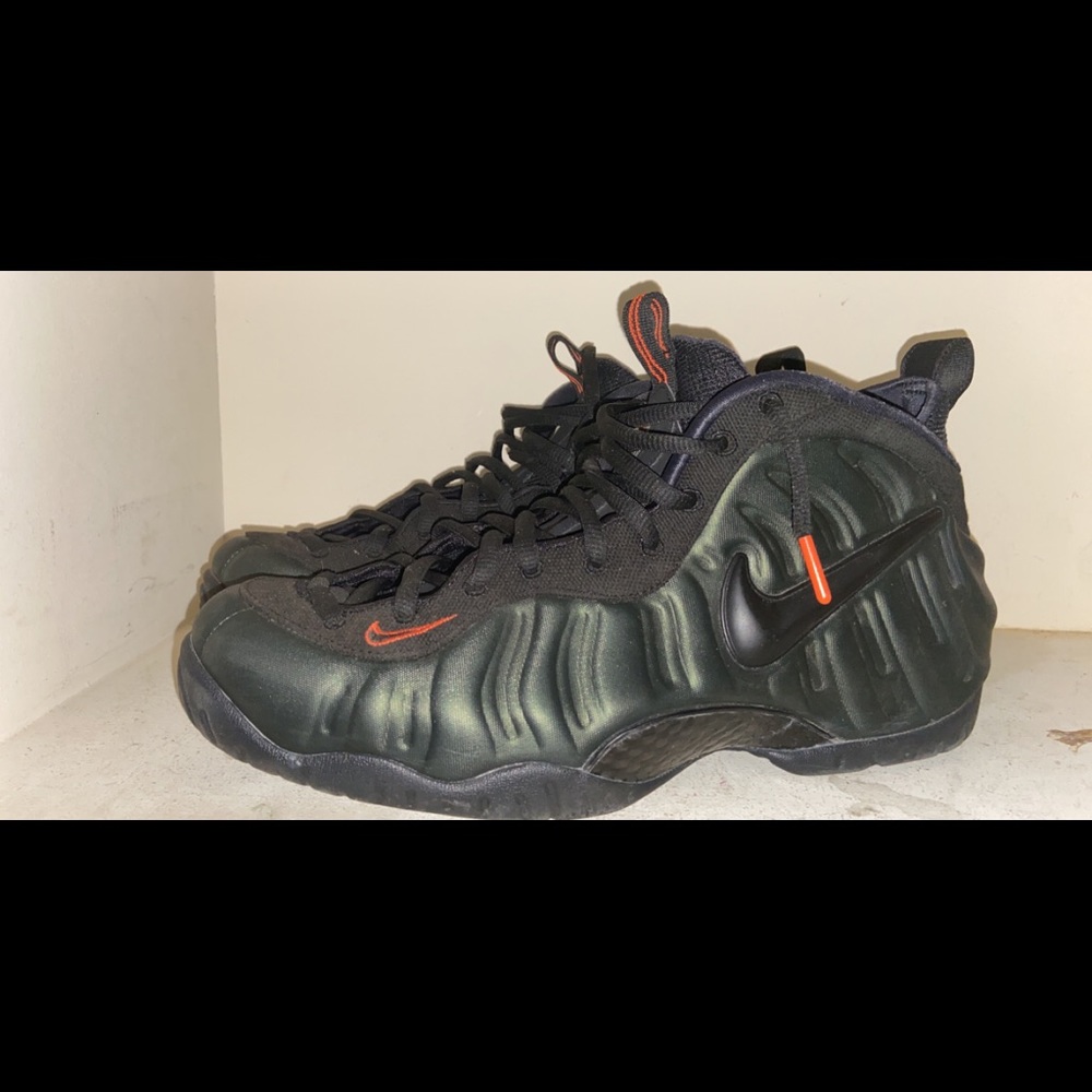 Nike Air Foamposite Pro Sequoia Green Team Orange
